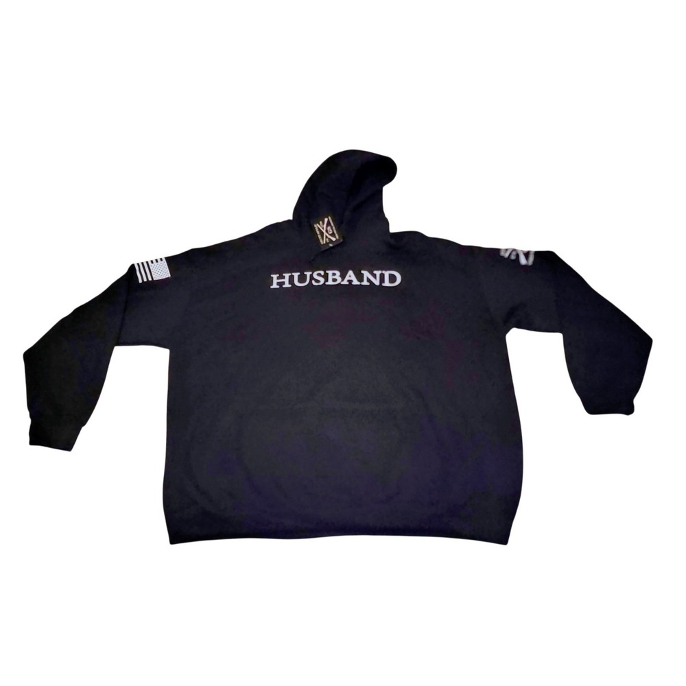🪖 Men's Grunt Style 4XL XXXL Black Husband Defined Sweatshirt Hoodie NWT 🔥